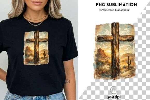 Download Rustic Cross PNG | Western Christian - Rustic cross Collection