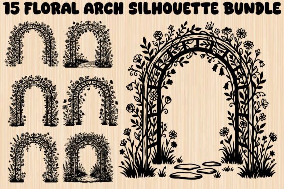 Download Floral Arch SVG Bundle - Premium Resources