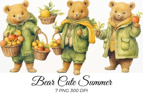 Download Adorable Watercolor Bear Designs - Watercolor bear Collection