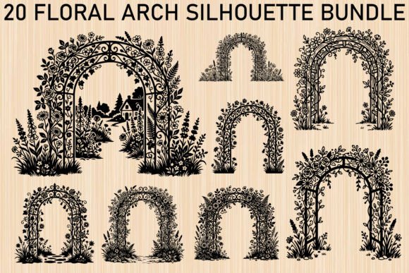 Download Floral Arch SVG Bundle - Premium Resources